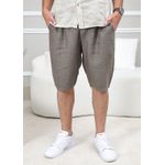 Bermuda Masculina Benício Linho Italiano Fendi