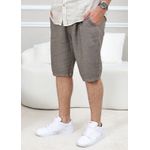 Bermuda Masculina Benício Linho Italiano Fendi