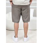 Bermuda Masculina Benício Linho Italiano Fendi