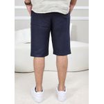 Bermuda Masculina Levi Linho Italiano Azul Marinho