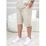 Bermuda Masculina Levi Linho Italiano Cru