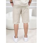Bermuda Masculina Levi Linho Italiano Cru