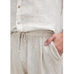 Bermuda Masculina Levi Linho Italiano Cru