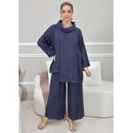 CONJUNTO ELIENE AZUL MARINHO