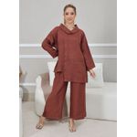 CONJUNTO ELIENE MARROM