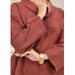 CONJUNTO ELIENE MARROM