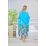 KAFTAN SILVIA SEDA VERDE AGUA