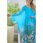 KAFTAN SILVIA SEDA VERDE AGUA