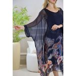 KAFTAN SILVIA SEDA PRETO