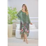 KAFTAN SILVIA SEDA PISTACHE