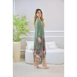 KAFTAN SILVIA SEDA PISTACHE