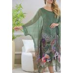 KAFTAN SILVIA SEDA PISTACHE