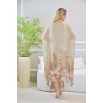 KAFTAN SILVIA SEDA BEGE