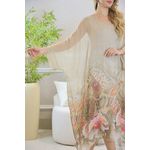 KAFTAN SILVIA SEDA BEGE