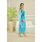 KAFTAN STELLA SEDA VERDE AGUA