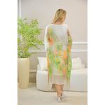 KAFTAN GIOVANA SEDA BRANCO