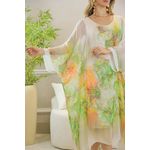 KAFTAN GIOVANA SEDA BRANCO