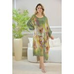 KAFTAN GIOVANA SEDA PISTACHE