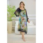KAFTAN GIOVANA SEDA PRETO