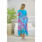 KAFTAN GIOVANA SEDA VERDE AGUA