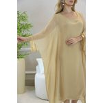 KAFTAN PATRICÍA SEDA CARAMELO
