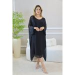 KAFTAN PATRICÍA SEDA PRETO