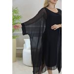 KAFTAN PATRICÍA SEDA PRETO
