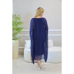 KAFTAN PATRICÍA SEDA AZUL MARINHO