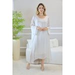 KAFTAN PATRICÍA SEDA BEGE