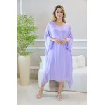 KAFTAN PATRICÍA SEDA LILAS