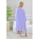 KAFTAN PATRICÍA SEDA LILAS