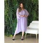 KAFTAN PATRICÍA SEDA LILAS