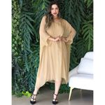 KAFTAN PATRICÍA SEDA CARAMELO