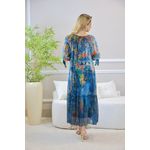 VESTIDO CATARINA PETROLEO