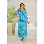 VESTIDO YASMIN SEDA VERDE AGUA