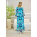 VESTIDO YASMIN SEDA VERDE AGUA