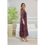 VESTIDO HANNA SEDA BORDO
