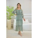 VESTIDO HANNA SEDA MENTA