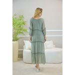 VESTIDO HANNA SEDA MENTA
