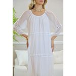 VESTIDO HANNA SEDA BRANCO