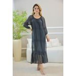 VESTIDO HANNA SEDA CHUMBO