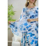 VESTIDO ZENAÍDE AZUL TURQUESA
