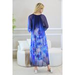 VESTIDO ELOÁ SEDA MARINHO