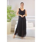 VESTIDO ROSANGELA MARROM
