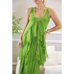 VESTIDO JULIETE PISTACHE