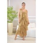 VESTIDO JULIETE CARAMELO