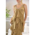 VESTIDO JULIETE CARAMELO