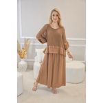 VESTIDO TÁILA MARROM