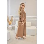 VESTIDO TÁILA MARROM