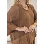 VESTIDO TÁILA MARROM